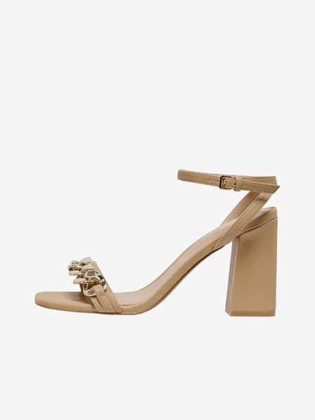 ONLY Beige Damen-Sandalen mit Absatz ONLY Alyx