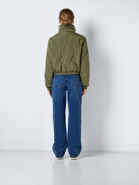Noisy May Khakifarbener, gesteppter Damenbomber mit Kragen Noisy May Ziggy