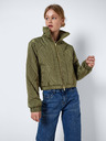 Noisy May Khakifarbener, gesteppter Damenbomber mit Kragen Noisy May Ziggy