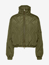 Noisy May Khakifarbener, gesteppter Damenbomber mit Kragen Noisy May Ziggy