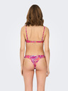 ONLY Dunkelrosa Damen gemusterter Bikiniunterteil ONLY Lolli