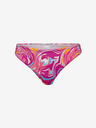ONLY Dunkelrosa Damen gemusterter Bikiniunterteil ONLY Lolli