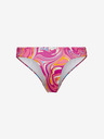 ONLY Dunkelrosa Damen gemusterter Bikiniunterteil ONLY Lolli
