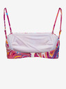 ONLY Dunkelrosa Gemustertes Damen-Bikini-Oberteil ONLY Lolli