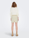 Jacqueline de Yong JDY Cilla Cream Ärmelloser Jeansrock für Damen