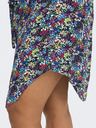 ONLY CARMAKOMA Lila und blaues geblümtes Damen-Shirtkleid ONLY CARMAKOMA Ayana