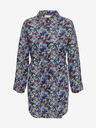 ONLY CARMAKOMA Lila und blaues geblümtes Damen-Shirtkleid ONLY CARMAKOMA Ayana