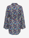 ONLY CARMAKOMA Lila und blaues geblümtes Damen-Shirtkleid ONLY CARMAKOMA Ayana