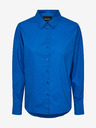 Pieces Blaues Damenhemd Pieces Tanne