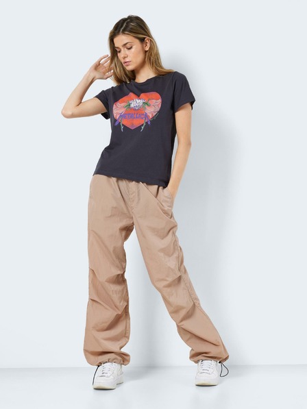 Noisy May Graues Noisy May Nate Metallica Damen-T-Shirt
