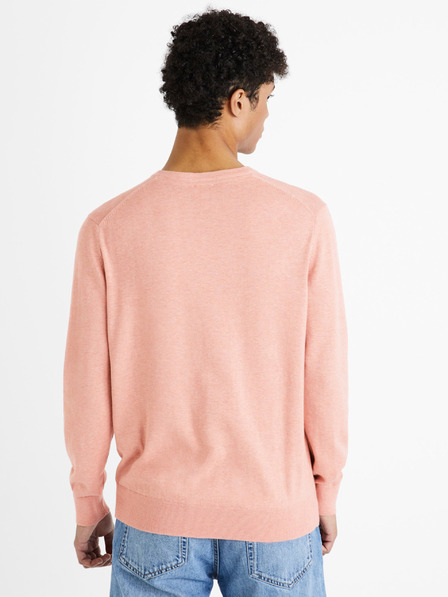 Celio Rosa Herrenpullover Celio Decotonv