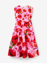 Desigual Desigual Tulip-Lacroix Rosa Gemustertes Maxikleid für Damen