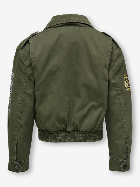 ONLY Dunkelgrüne Denim-Jacke für Mädchen ONLY Stine