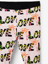 Desigual Hellrosa Desigual Garden gemusterte Leggings für Mädchen