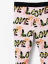 Desigual Hellrosa Desigual Garden gemusterte Leggings für Mädchen