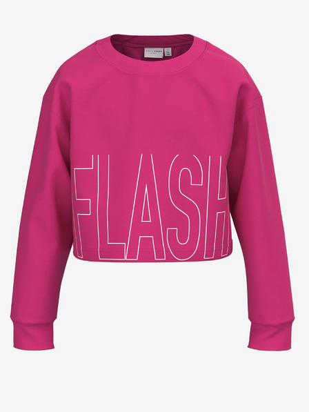 name it Dunkelrosa Mädchen-Sweatshirt mit dem Namen Vanita