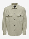 ONLY & SONS Hellgraues Herren ONLY & SONS Team Überhemd
