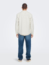 ONLY & SONS Cremefarbenes Herren Cord-Oberhemd ONLY & SONS Alp