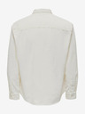 ONLY & SONS Cremefarbenes Herren Cord-Oberhemd ONLY & SONS Alp