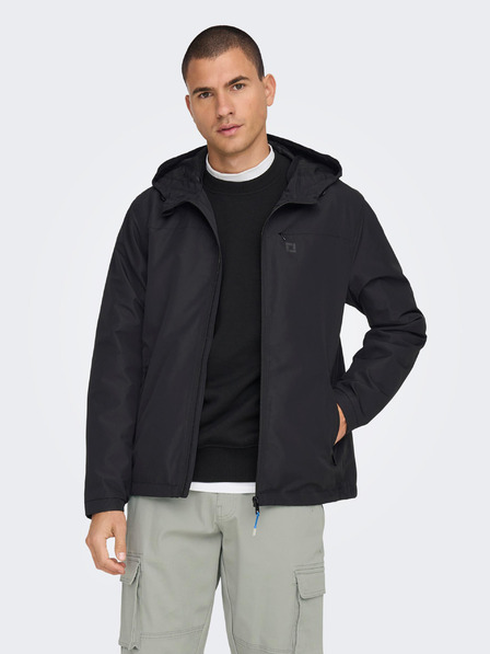 ONLY & SONS Schwarze Herren ONLY & SONS Mack leichte Jacke