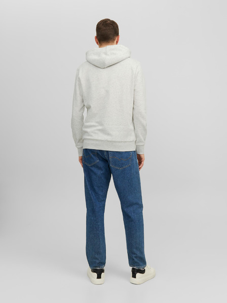 Jack & Jones Hellgrauer Herren-Kapuzenpullover Jack & Jones Josh