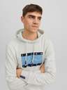 Jack & Jones Hellgrauer Herren-Kapuzenpullover Jack & Jones Josh