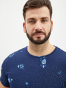 Blend Dunkelblaues gemustertes Herren-T-Shirt Blend