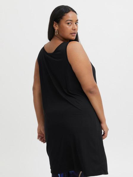 Fransa Schwarzes Basic-Kleid Fransa