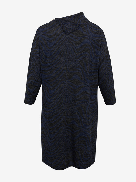 Fransa Dunkelblau gestreiftes Pulloverkleid Fransa