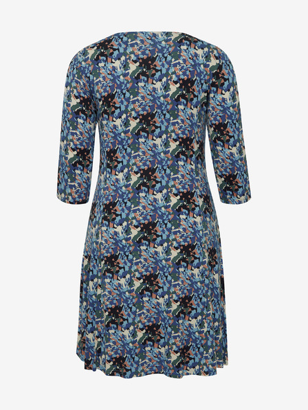Fransa Blau gemustertes Kleid Fransa