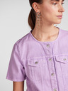 Pieces Hellviolettes Damen Denim Shirt Kleid Pieces Tara