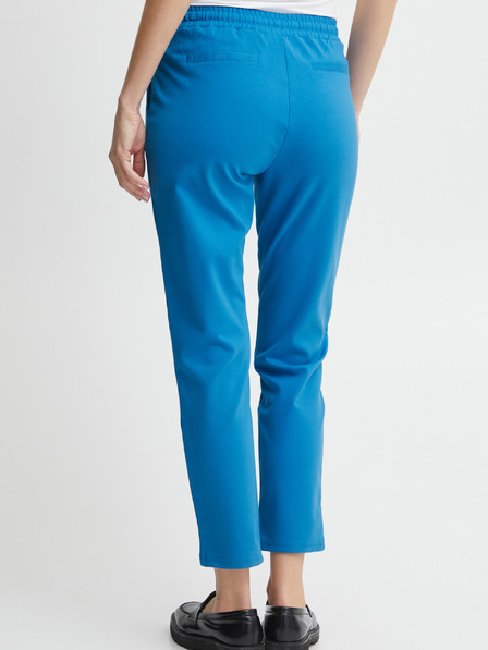 Fransa Blaue Damen-Cropped-Hose Fransa