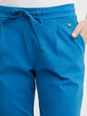 Fransa Blaue Damen-Cropped-Hose Fransa