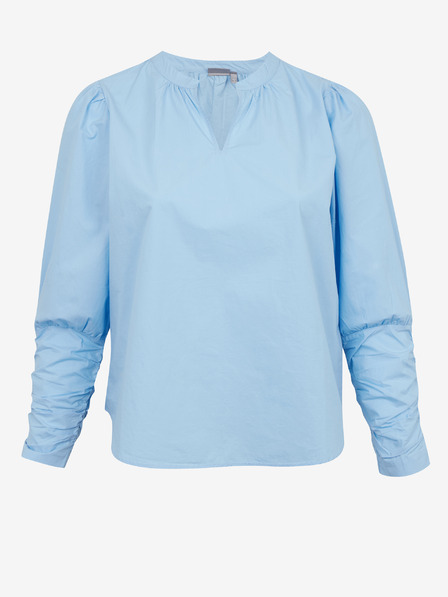 Fransa Hellblaue Damenbluse Fransa