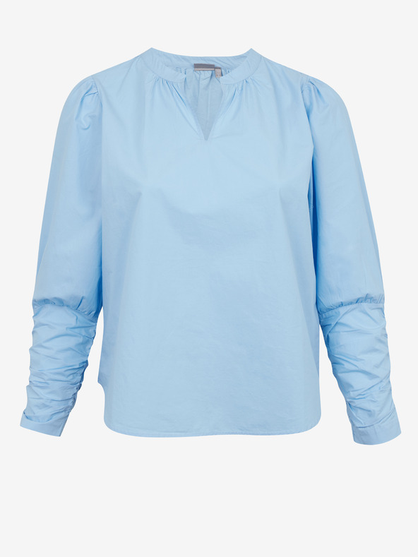 Fransa Hellblaue Damenbluse Fransa