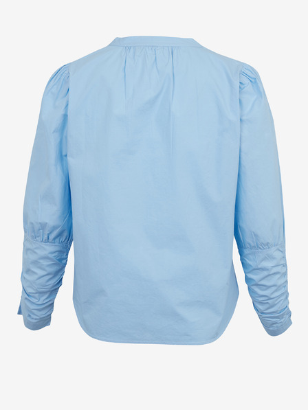 Fransa Hellblaue Damenbluse Fransa