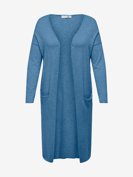 ONLY CARMAKOMA Blaue Damen-Langstrickjacke ONLY CARMAKOMA Esly