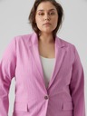 Vero Moda Curve Rosa gestreifte Damenjacke VERO MODA CURVE Listakia