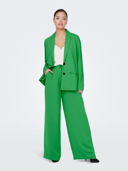 Jacqueline de Yong Grüne Damen JDY Vincent Hose mit weitem Bein