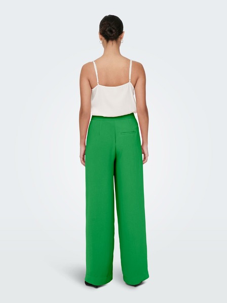 Jacqueline de Yong Grüne Damen JDY Vincent Hose mit weitem Bein