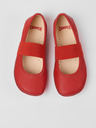 Camper Rote Mädchen Leder Ballerinas Camper