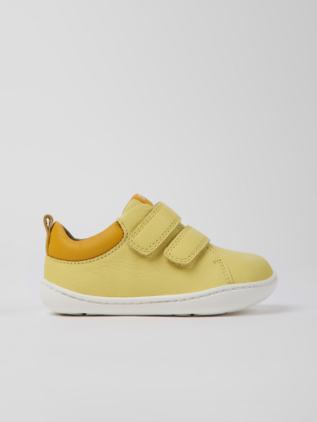 Camper Gelbe Jungen Ledersneakers Camper