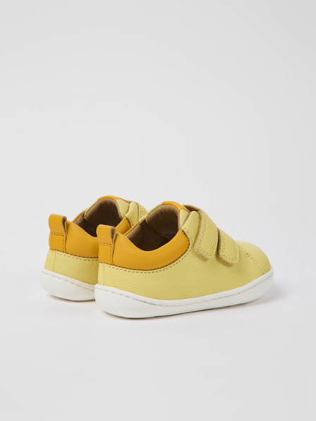 Camper Gelbe Jungen Ledersneakers Camper