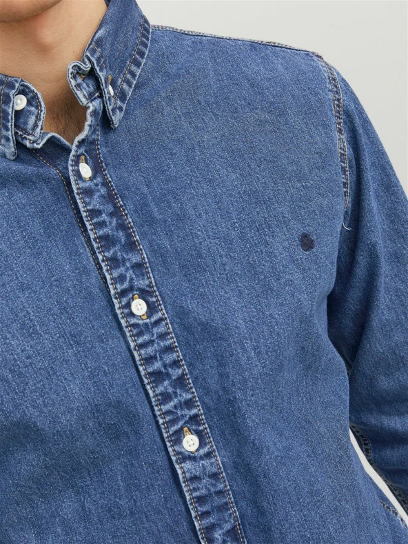 Jack & Jones Jack & Jones Felix blaues Jeanshemd für Herren