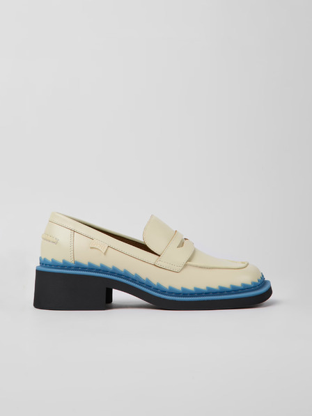 Camper Creme Damen Leder Loafers Camper
