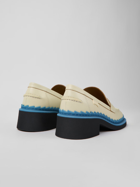 Camper Creme Damen Leder Loafers Camper