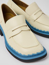 Camper Creme Damen Leder Loafers Camper