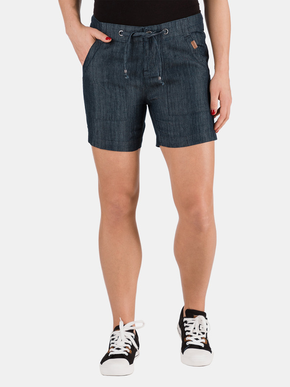 Sam 73 Dunkelblaue Damen Denim Shorts SAM 73