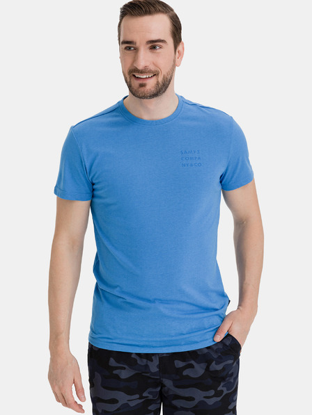 Sam 73 Blaues Herren-T-Shirt SAM 73
