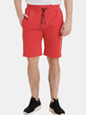 Sam 73 Rote bedruckte Shorts für Männer SAM 73